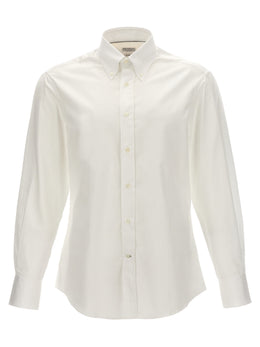 Brunello Cucinelli Weiße Baumwollbluse