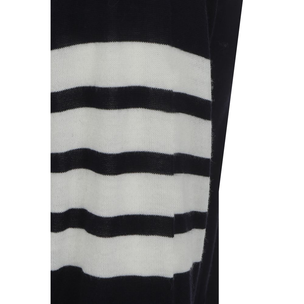 Thom Browne Blauer Wollcardigan Oves Aries