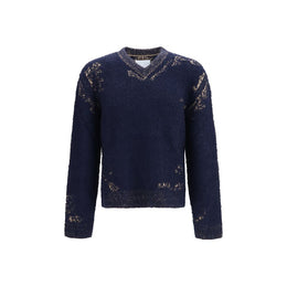 Maison Margiela Blauer Baumwoll-Sweatshirt