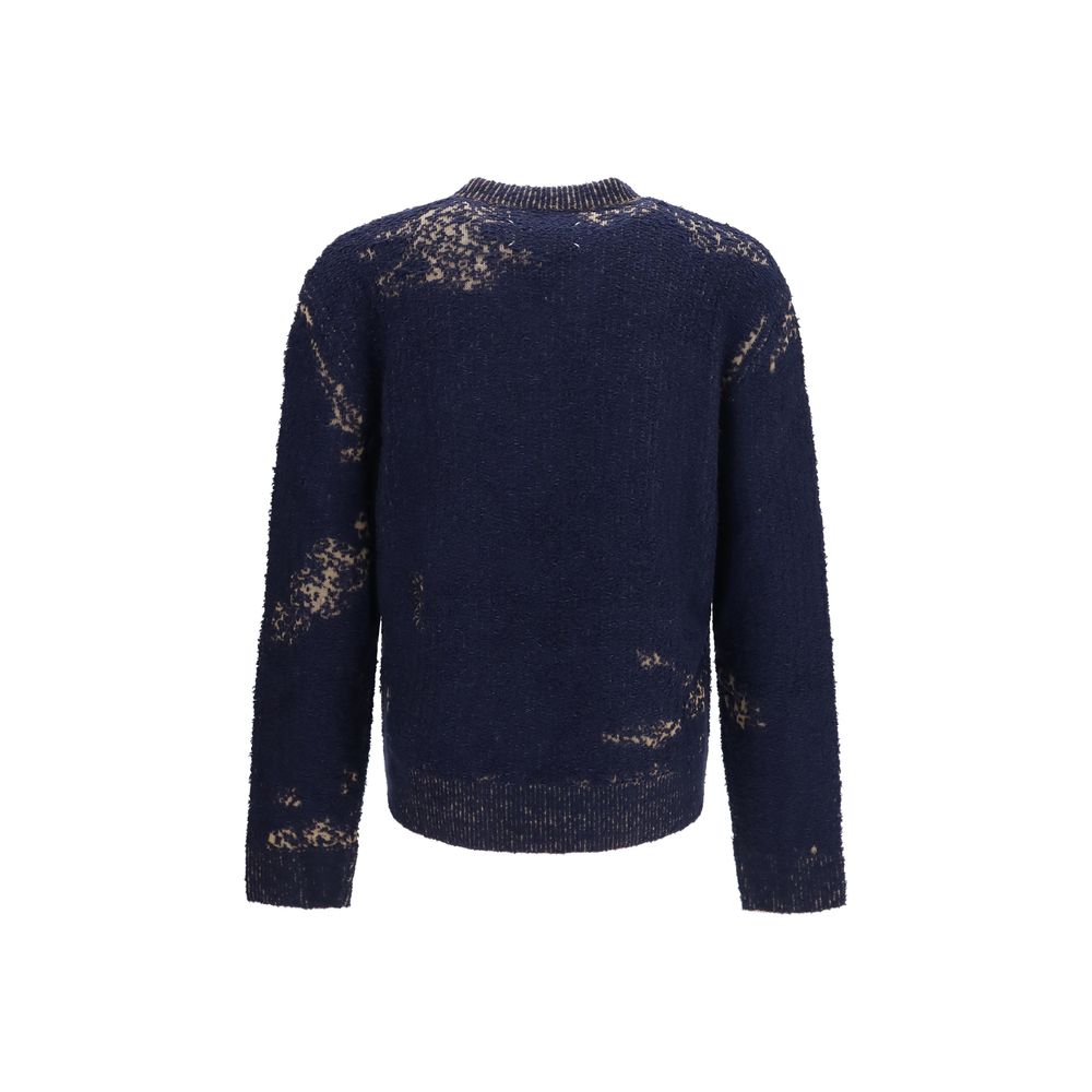 Maison Margiela Blauer Baumwoll-Sweatshirt
