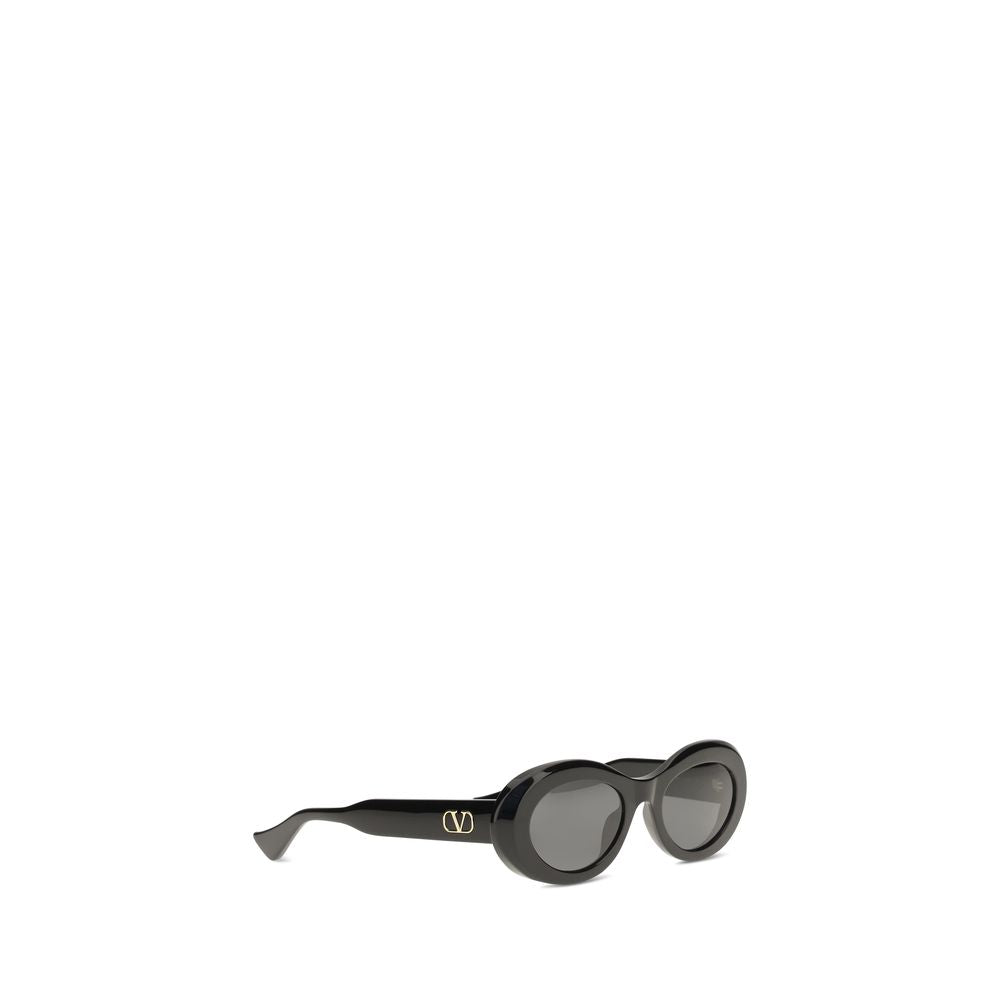Valentino Garavani Schwarze Sonnenbrille aus Acetat