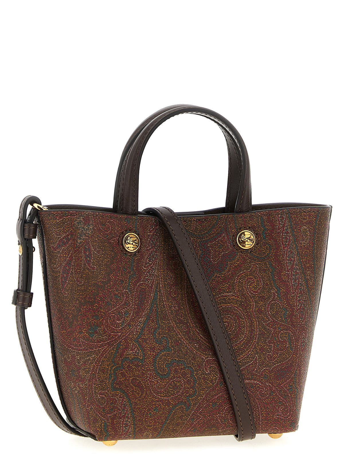 Etro Multicolor Baumwoll-Tragetasche