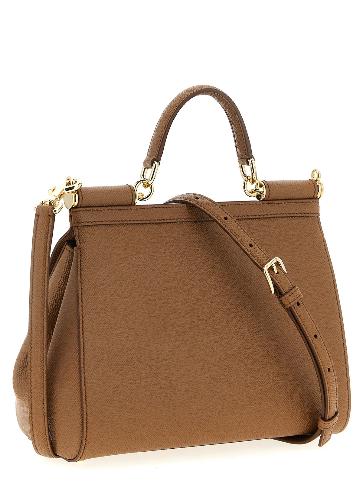 Dolce & Gabbana Braune Kalbsleder-Handtasche