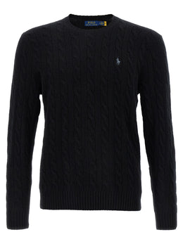 Polo Ralph Lauren Schwarzer Wollcardigan
