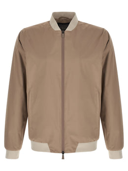 Herno Beige Polyester Bomber