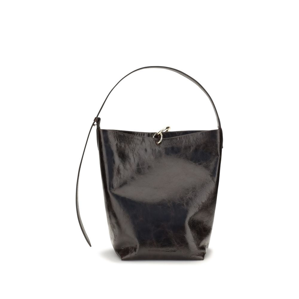 Benedetta Bruzziches Schwarze Bos Taurus Kalbsleder Schultertasche
