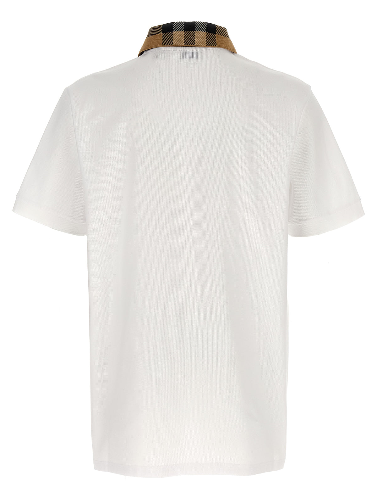 Burberry Weißes Poloshirt aus Baumwolle