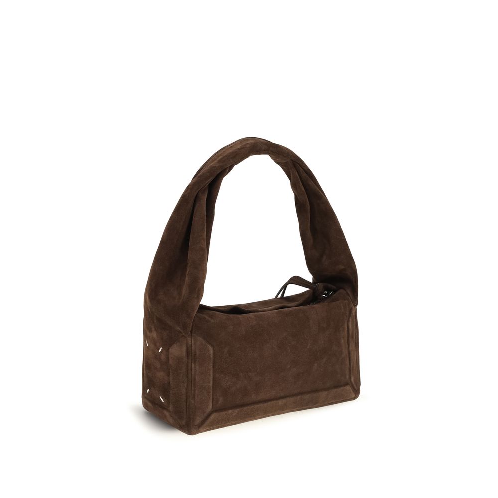 Maison Margiela Braune Kalbsleder Bos Taurus Schultertasche