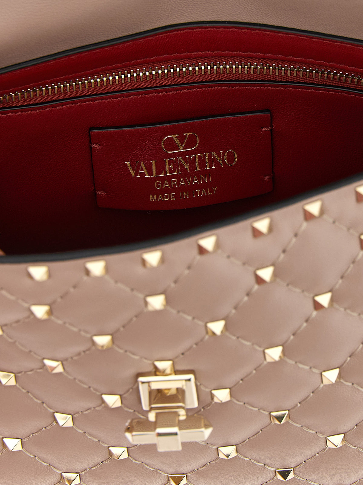 Valentino Garavani Schultertasche aus mehrfarbigem Lammleder