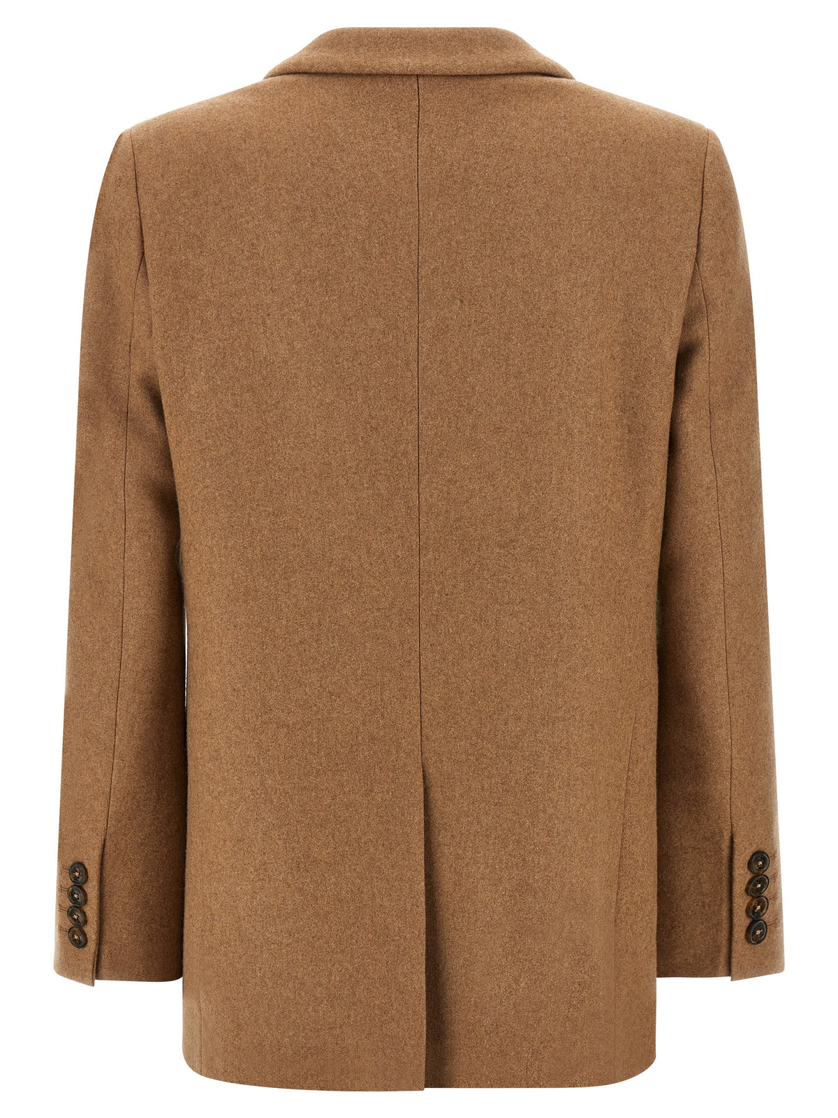 Blazé Milano Mantel aus reiner Schurwolle in Beige