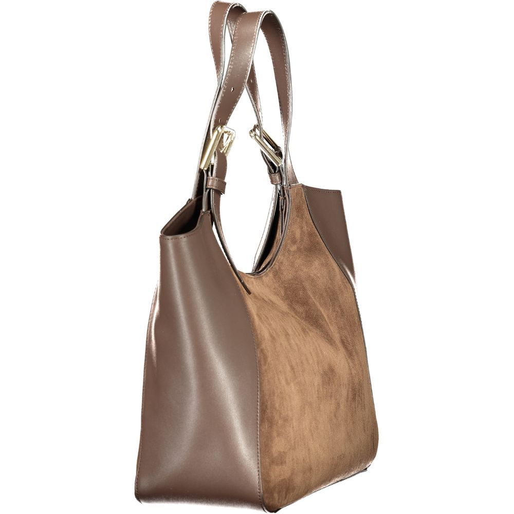Furla Braune Lederhandtasche