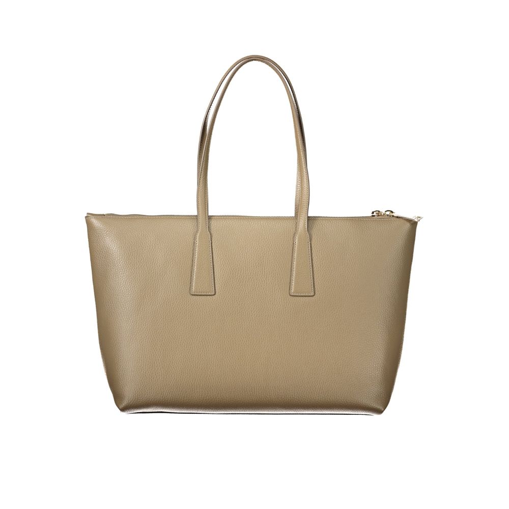 Furla Grüne Lederhandtasche