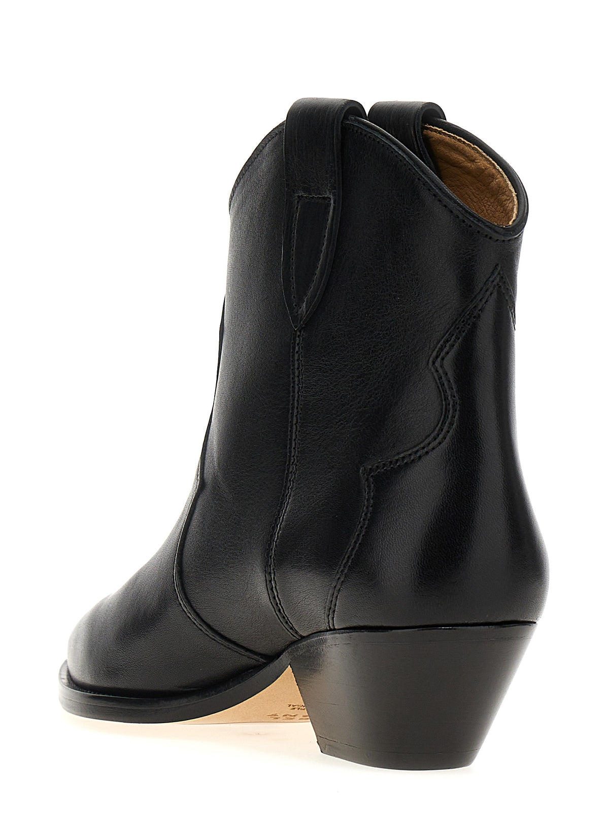Isabel Marant Schwarze Chelsea Boots aus Kalbsleder