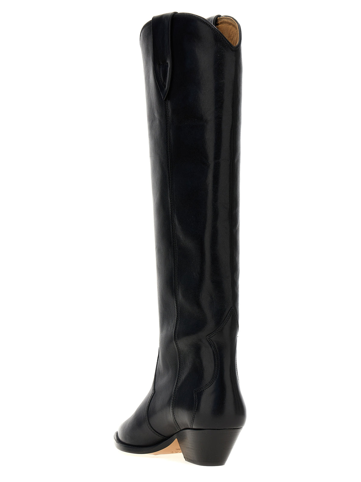 Isabel Marant Schwarze Chelsea Boots aus Kalbsleder