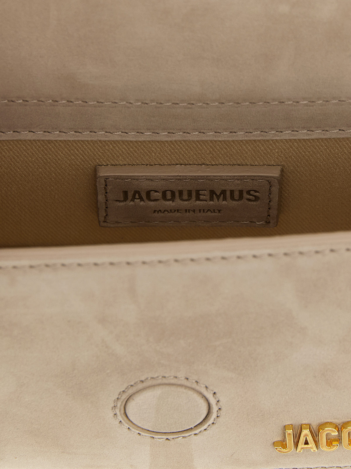 Jacquemus Beige Kalbsleder Handtasche