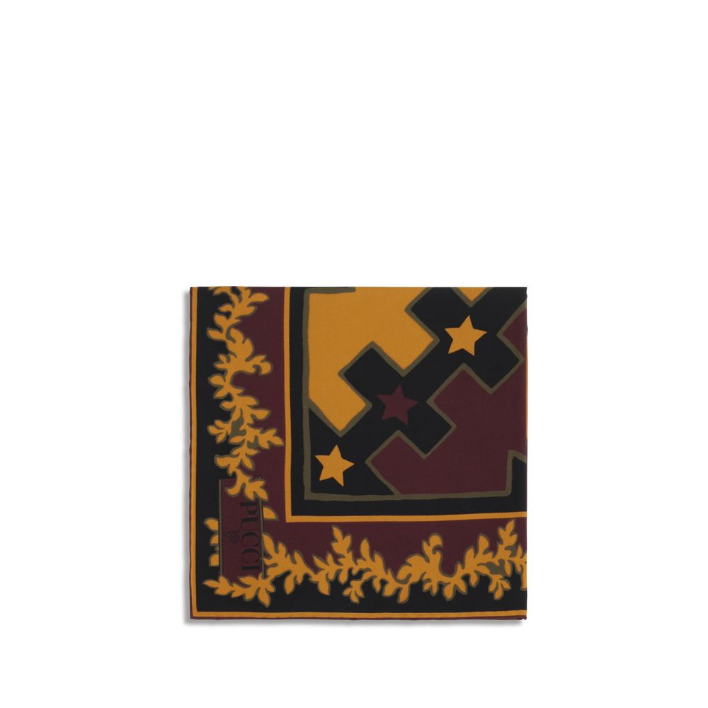 Emilio Pucci Mehrfarbiger Seidenschal