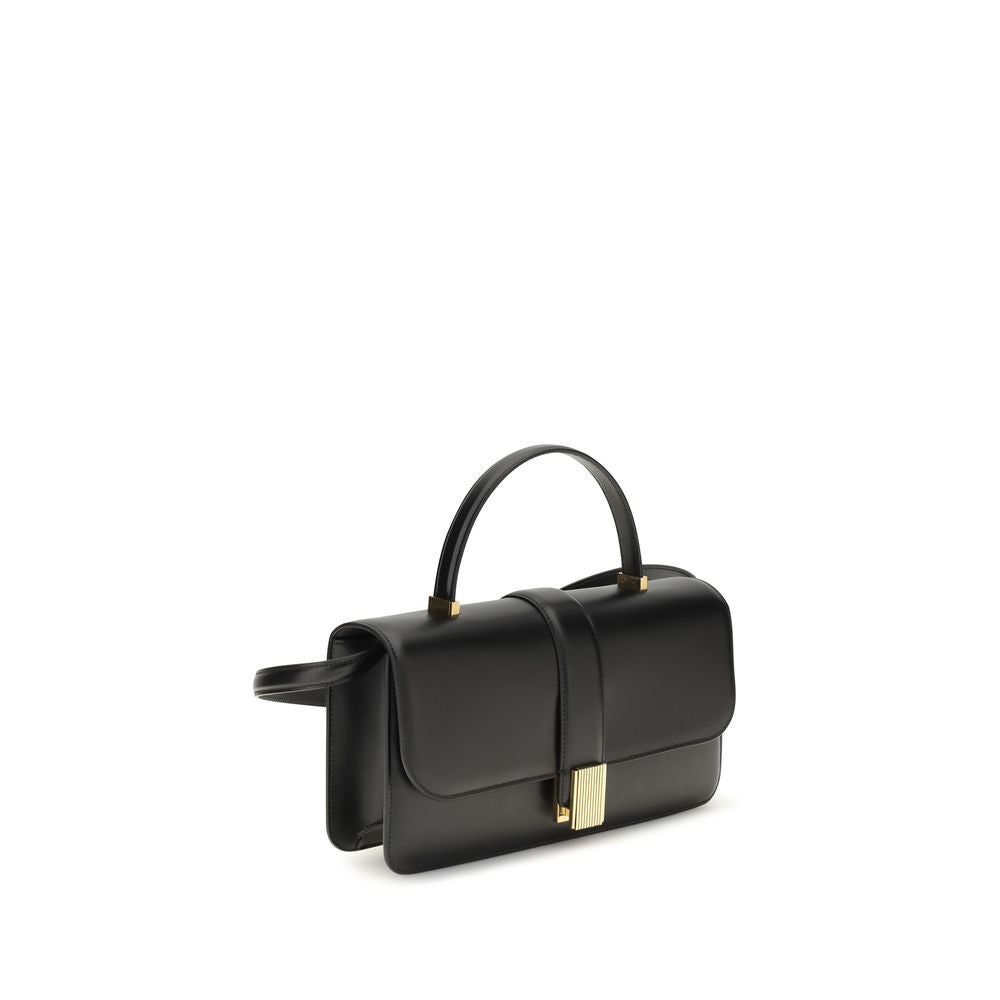 Khaite Schwarze Kalbsleder Bos Taurus Handtasche