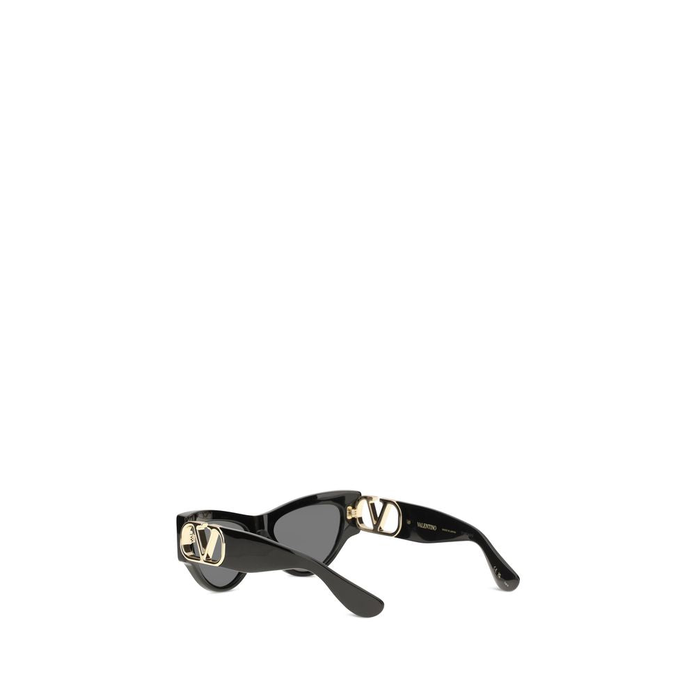 Valentino Garavani Schwarze Sonnenbrille aus Acetat