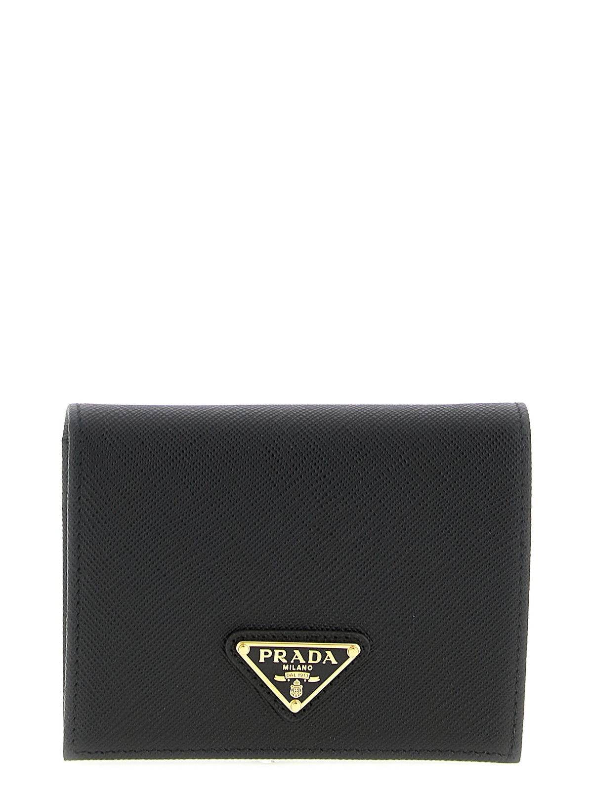 Prada Schwarzer Kalbsleder-Kartenetui