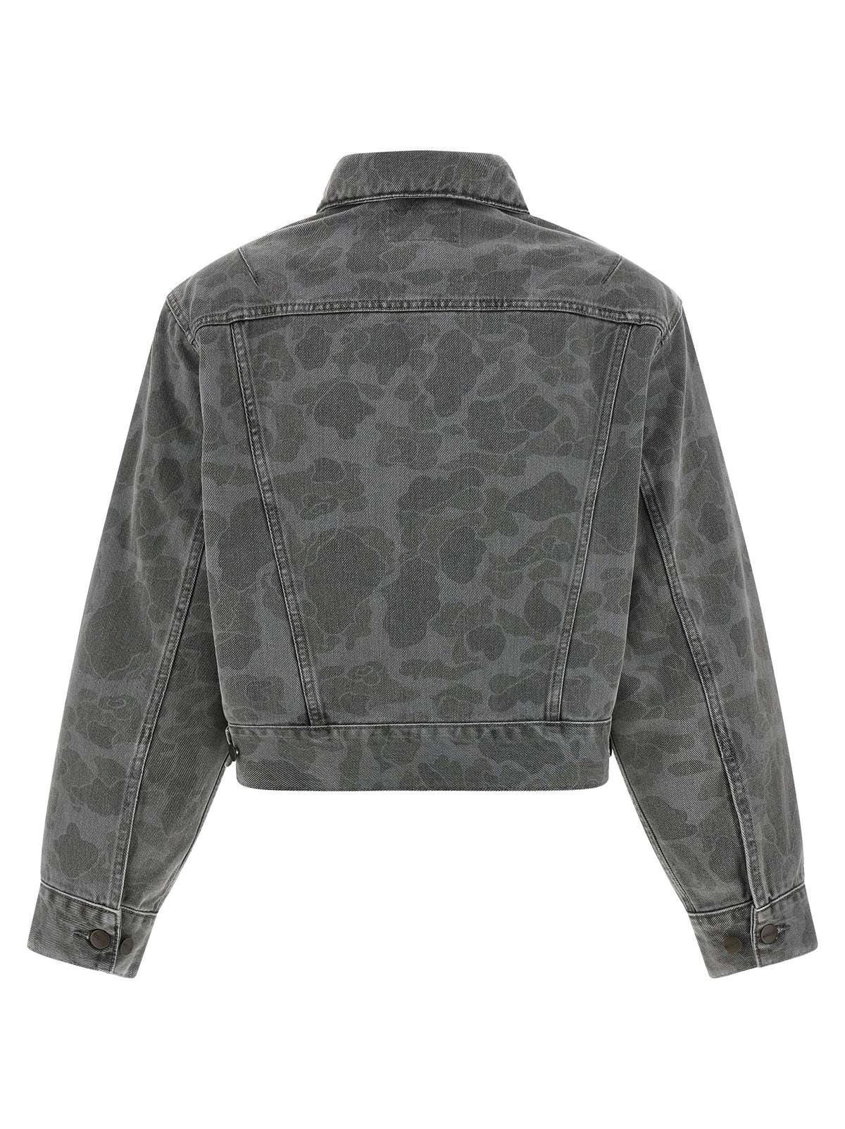Carhartt Wip Graue Jeansjacke aus Bio-Baumwolle