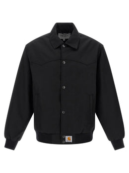 Carhartt Wip Schwarzer Bomber aus Polyester