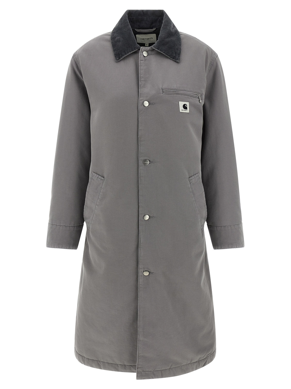 Carhartt Wip Grauer Baumwollmantel