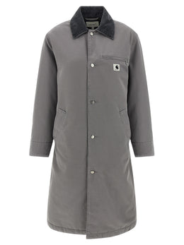 Carhartt Wip Grauer Baumwollmantel