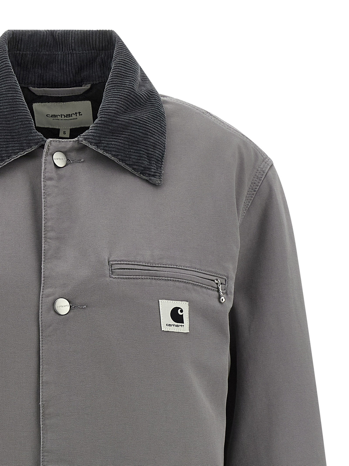Carhartt Wip Grauer Baumwollmantel