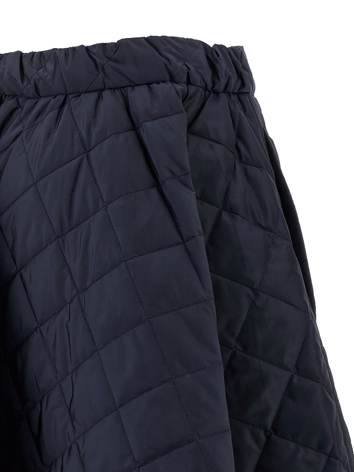 Prada Blaue Midi-Rock aus recyceltem Polyamid
