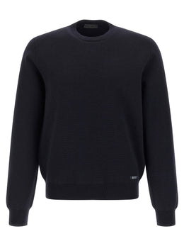 Prada Blauer Cardigan aus Schurwolle
