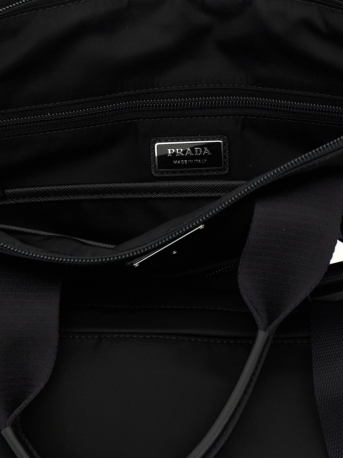 Prada Schwarze Tote Bag aus recyceltem Polyamid