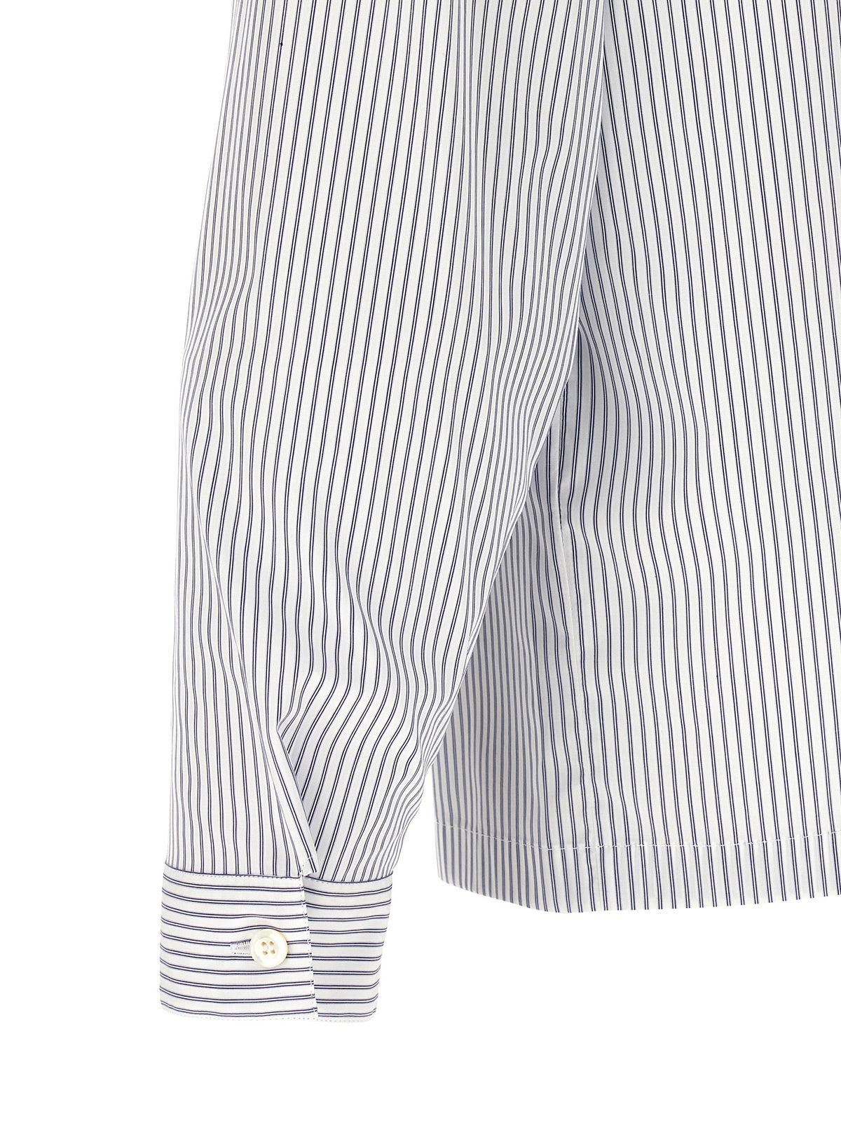 Prada Blaue Baumwollbluse