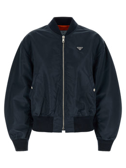 Prada Blauer Bomber aus Polyamid