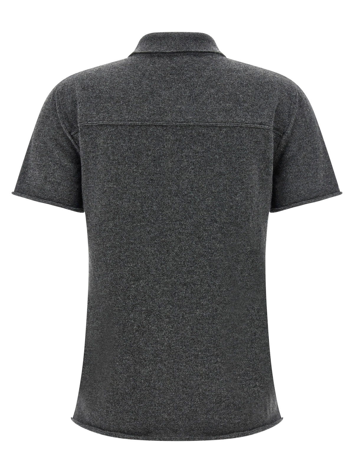 Miu Miu Graues Kaschmir-Poloshirt
