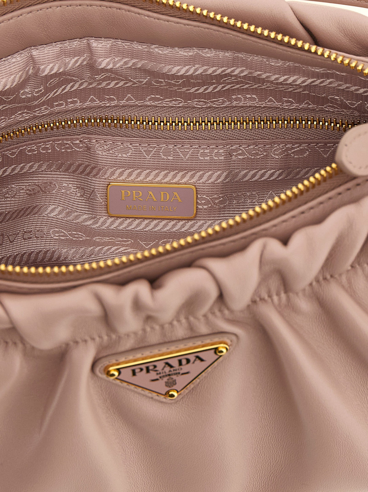 Prada Schultertasche aus mehrfarbigem Lammleder