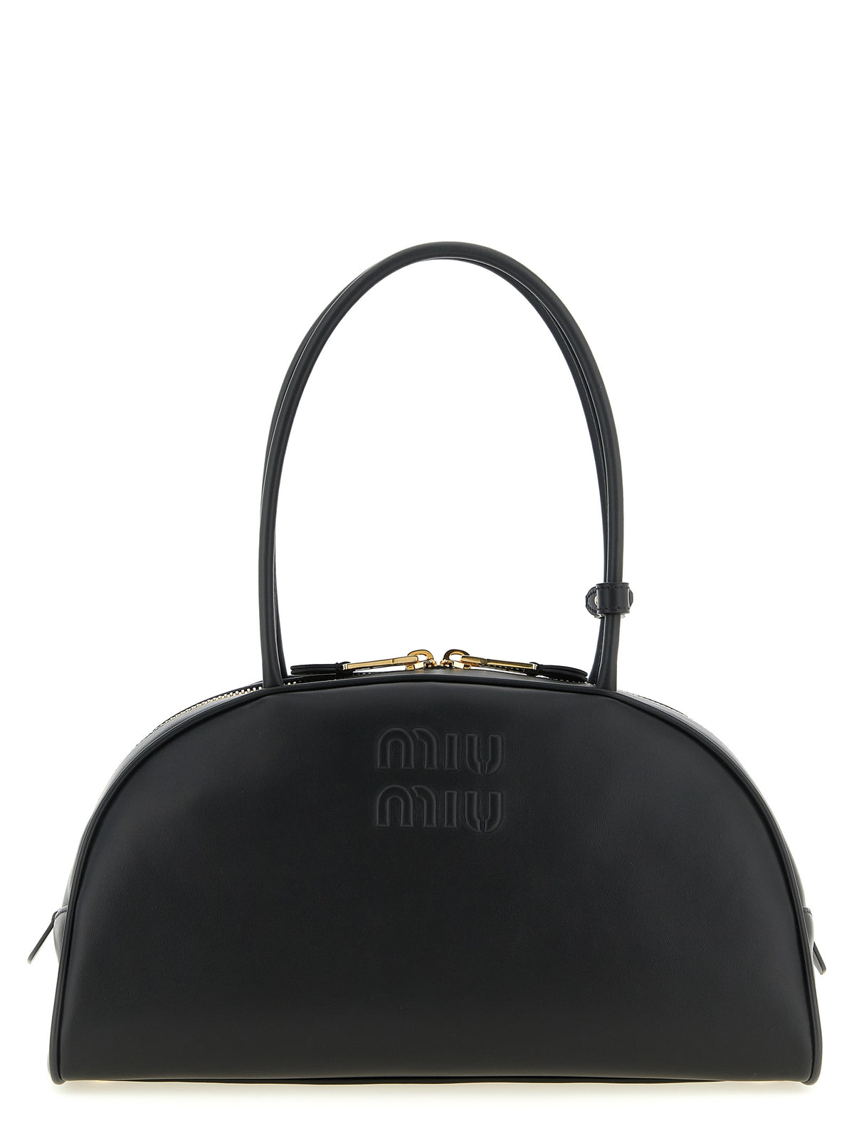 Miu Miu Schwarze Kalbsleder-Schultertasche