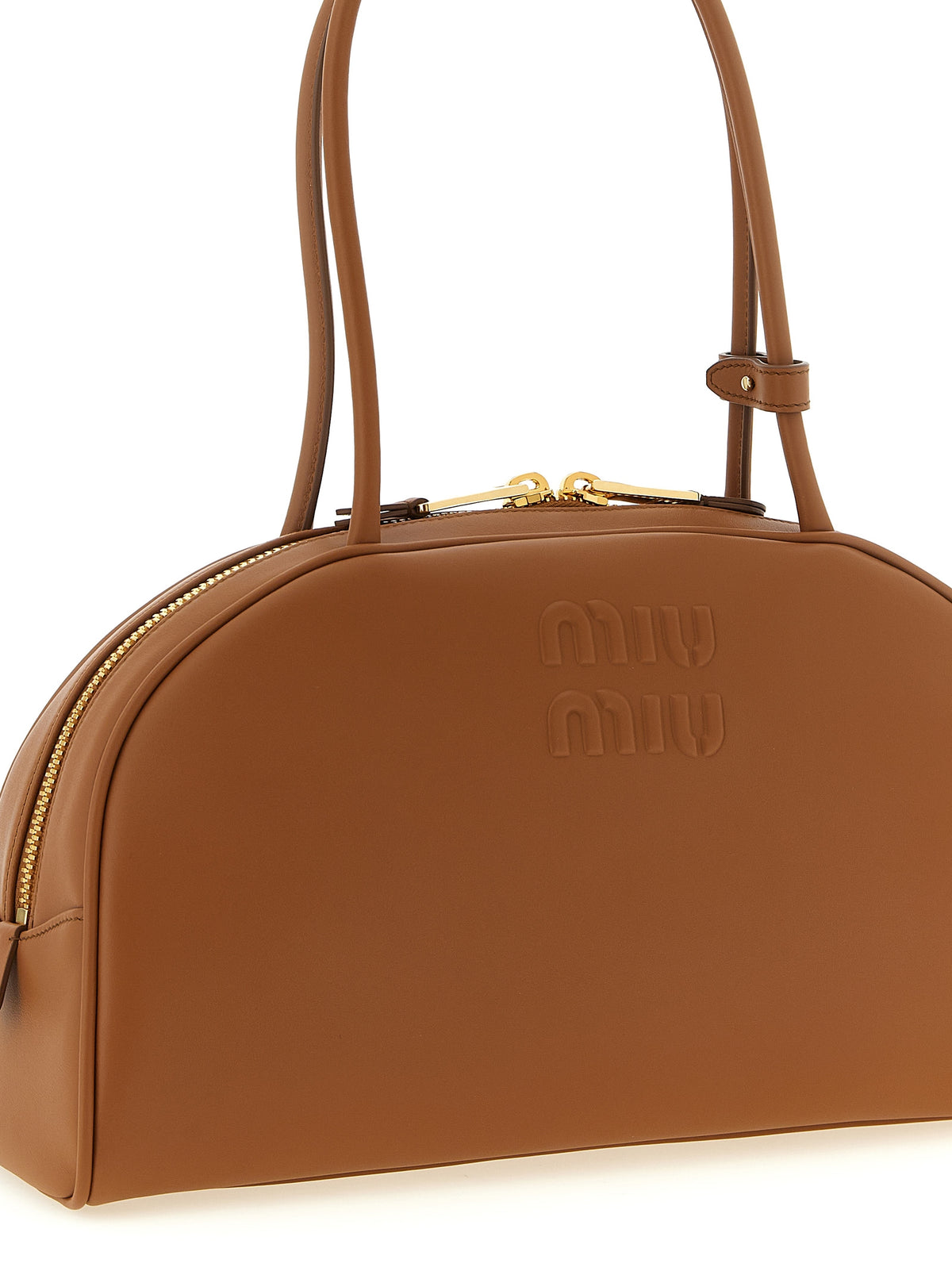 Miu Miu Braunes Kalbsleder Damen Crossbody Tasche