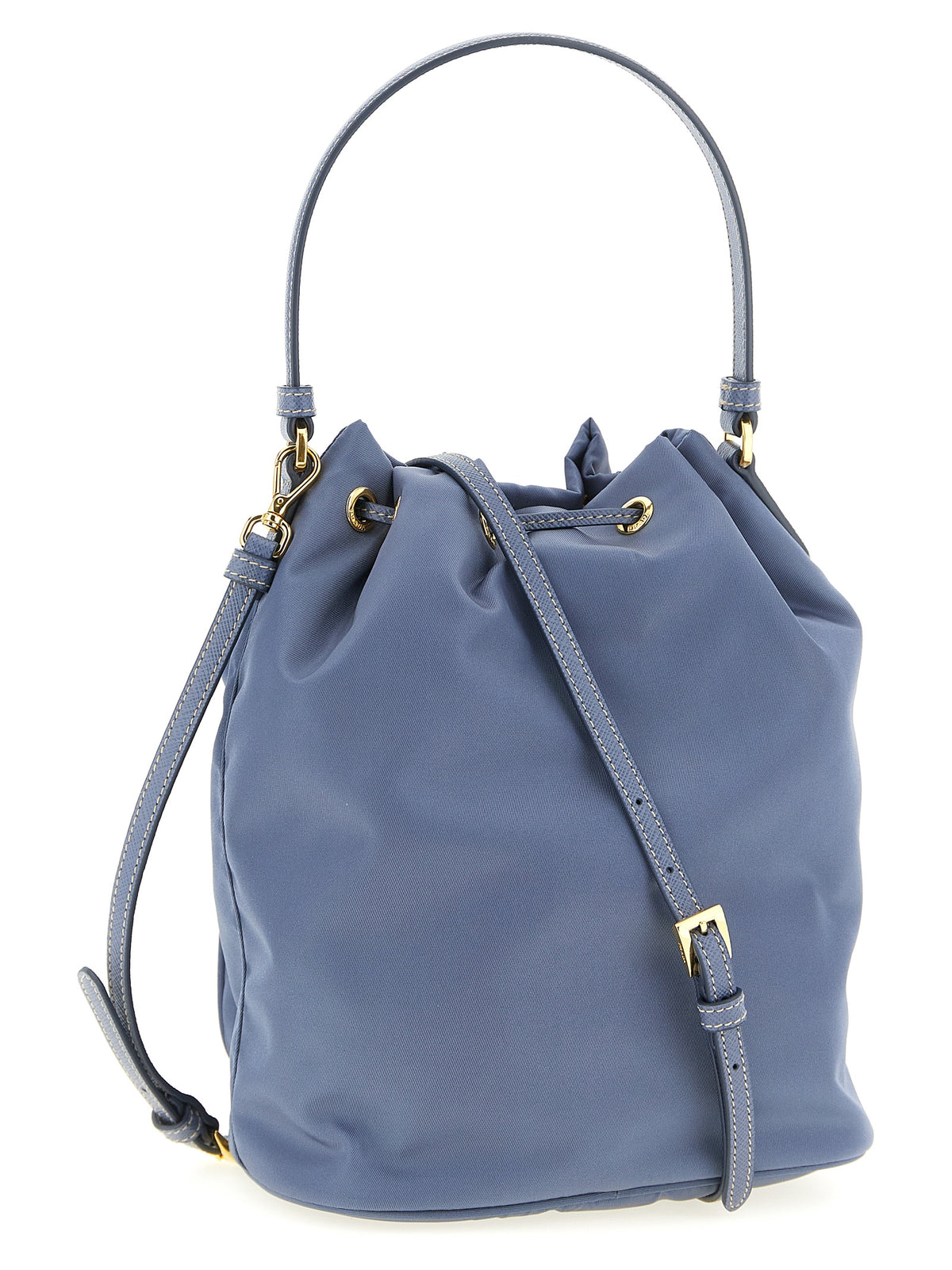 Prada Blaue Handtasche aus recyceltem Polyamid