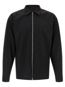 Prada Schwarze Baumwollbluse