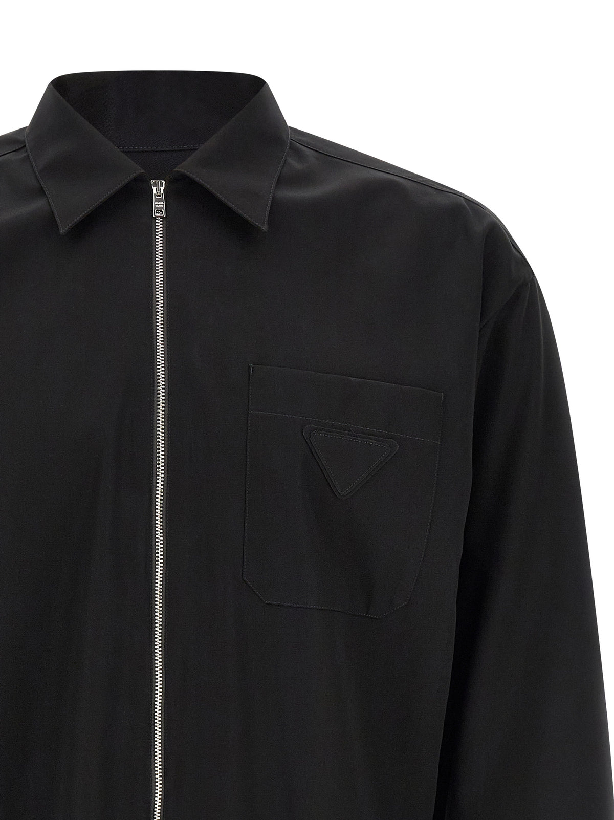 Prada Schwarze Baumwollbluse
