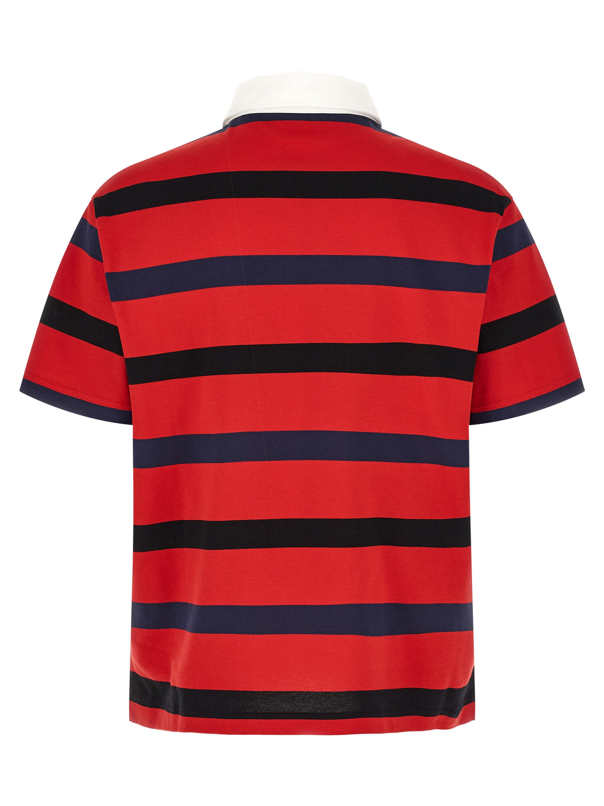 Prada Rotes Baumwoll-Poloshirt