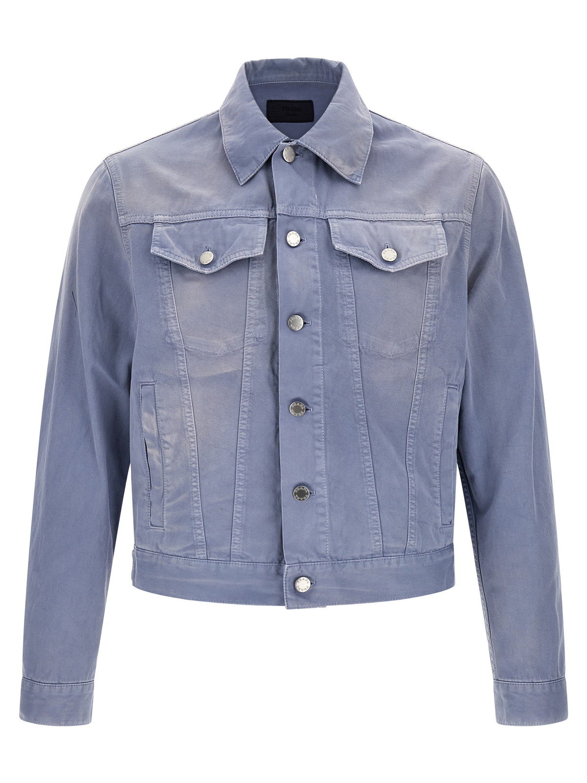 Prada Blaue Jeansjacke aus Baumwolle
