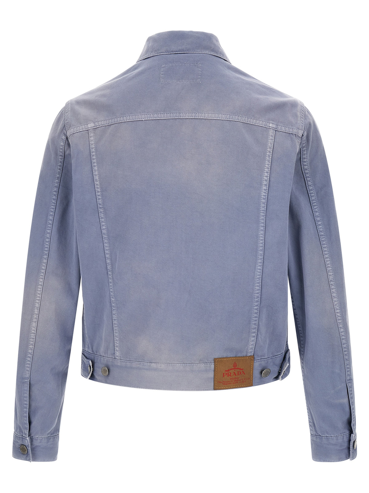 Prada Blaue Jeansjacke aus Baumwolle