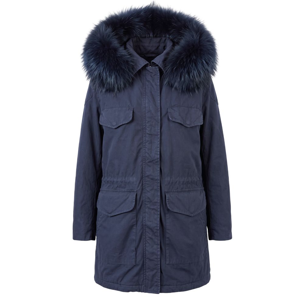 Mr&Mrs Italy Blaue Baumwolljacke für Damen