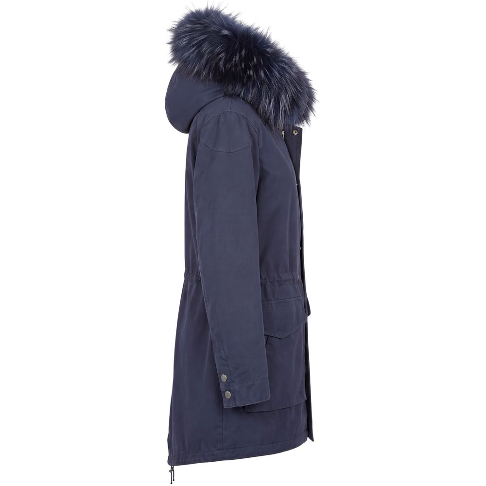 Mr&Mrs Italy Blaue Baumwolljacke für Damen