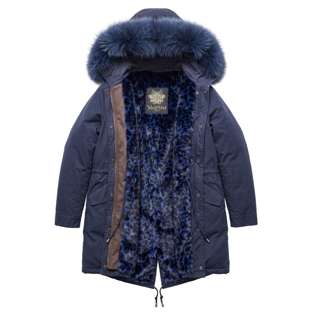 Mr&Mrs Italy Blaue Baumwolljacke für Damen