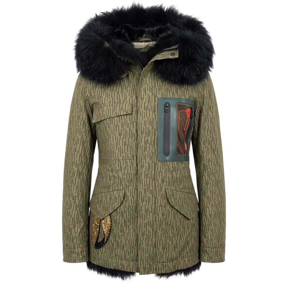 Mr&Mrs Italy Grüne Baumwolljacke für Damen