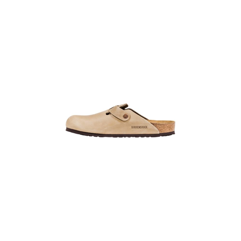 Birkenstock Beige Leder Clogs
