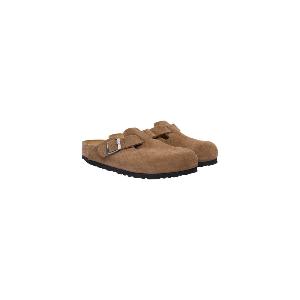Birkenstock Braune Wildleder-Clogs