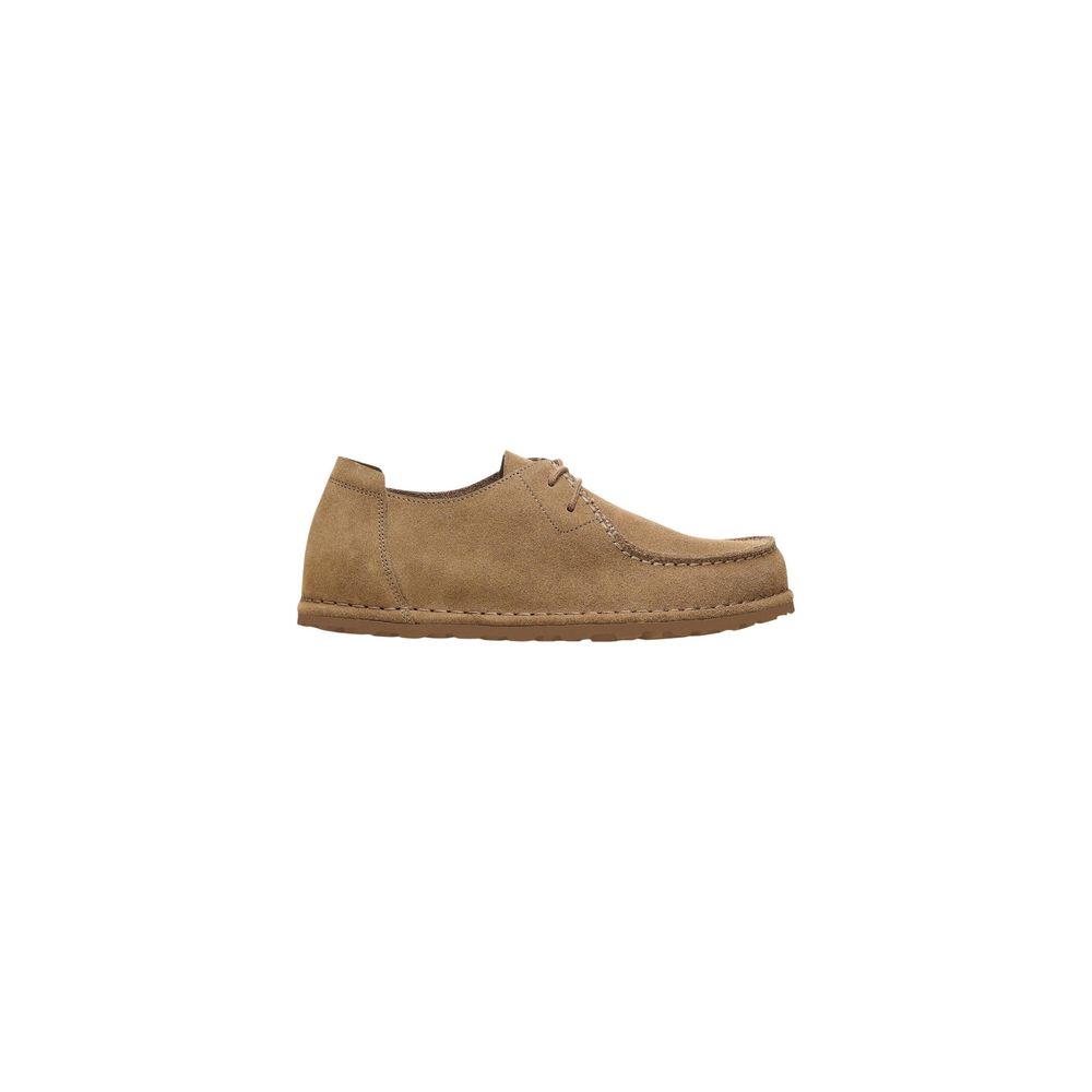 Birkenstock Beige Wildleder Oxford und Derby Schuhe